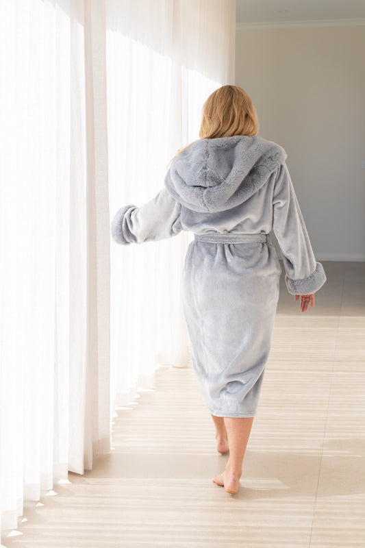 The Haven Robe - Grey